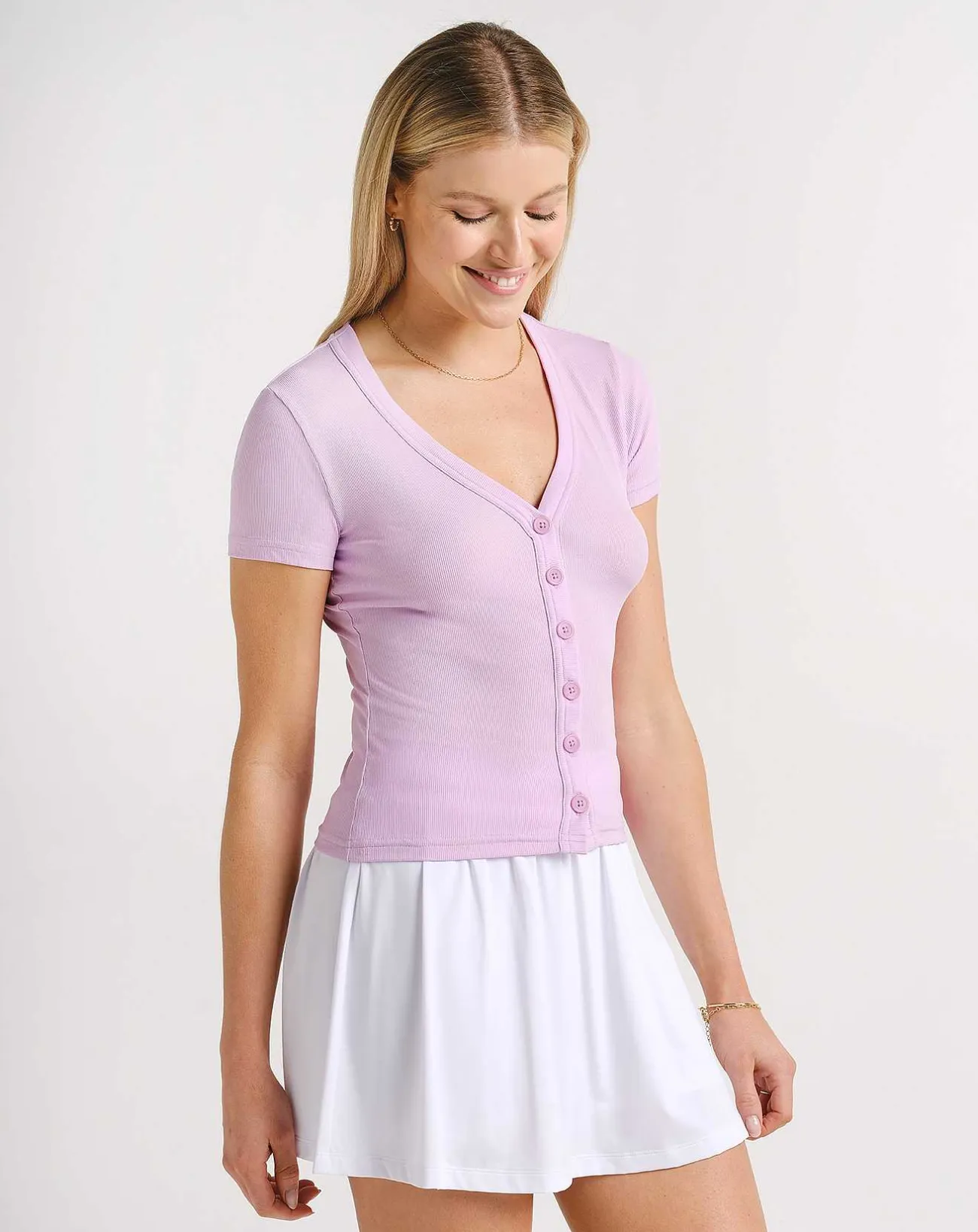 TravisMathew Shirts & Tops>Butterfly Beach Ribbed Top