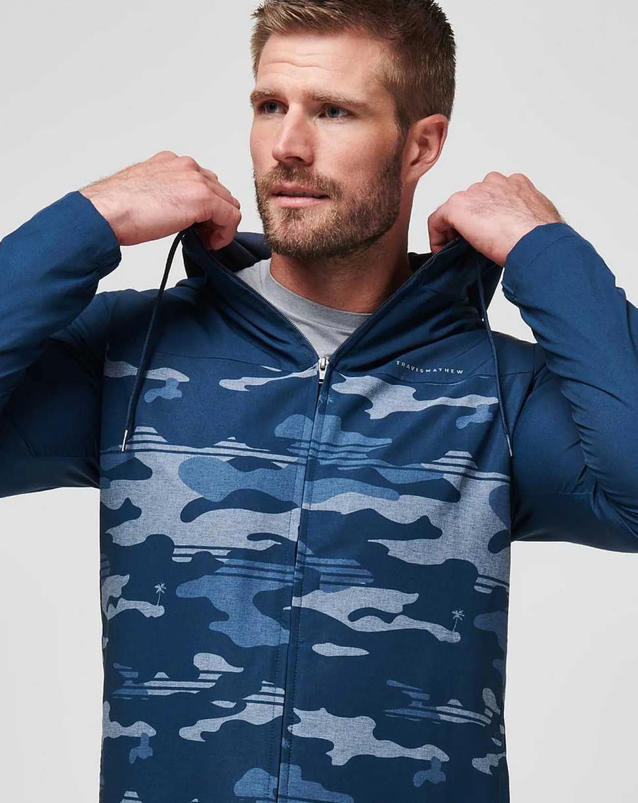 TravisMathew Hoodies & Sweatshirts>Camo Tech Hoodie