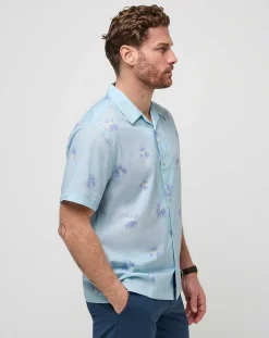 TravisMathew Polos>Casino Holiday Button-Up