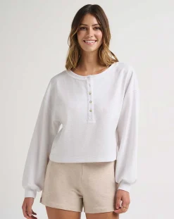 TravisMathew Shirts & Tops>Casual Acquaintance Waffle Top