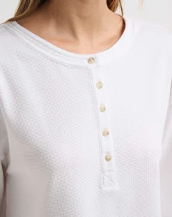 TravisMathew Shirts & Tops>Casual Acquaintance Waffle Top