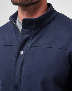 TravisMathew Outerwear>Cloud Denim Full Zip