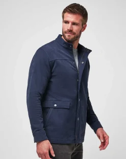 TravisMathew Outerwear>Cloud Denim Full Zip
