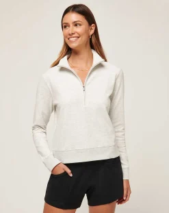 TravisMathew Hoodies & Pullovers>Cloud Fleece Half Zip