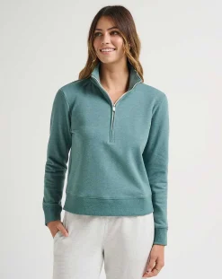 TravisMathew Hoodies & Pullovers>Cloud Fleece Half Zip
