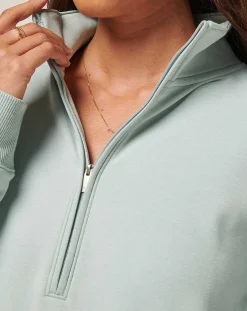 TravisMathew Hoodies & Pullovers>Cloud Fleece Half Zip