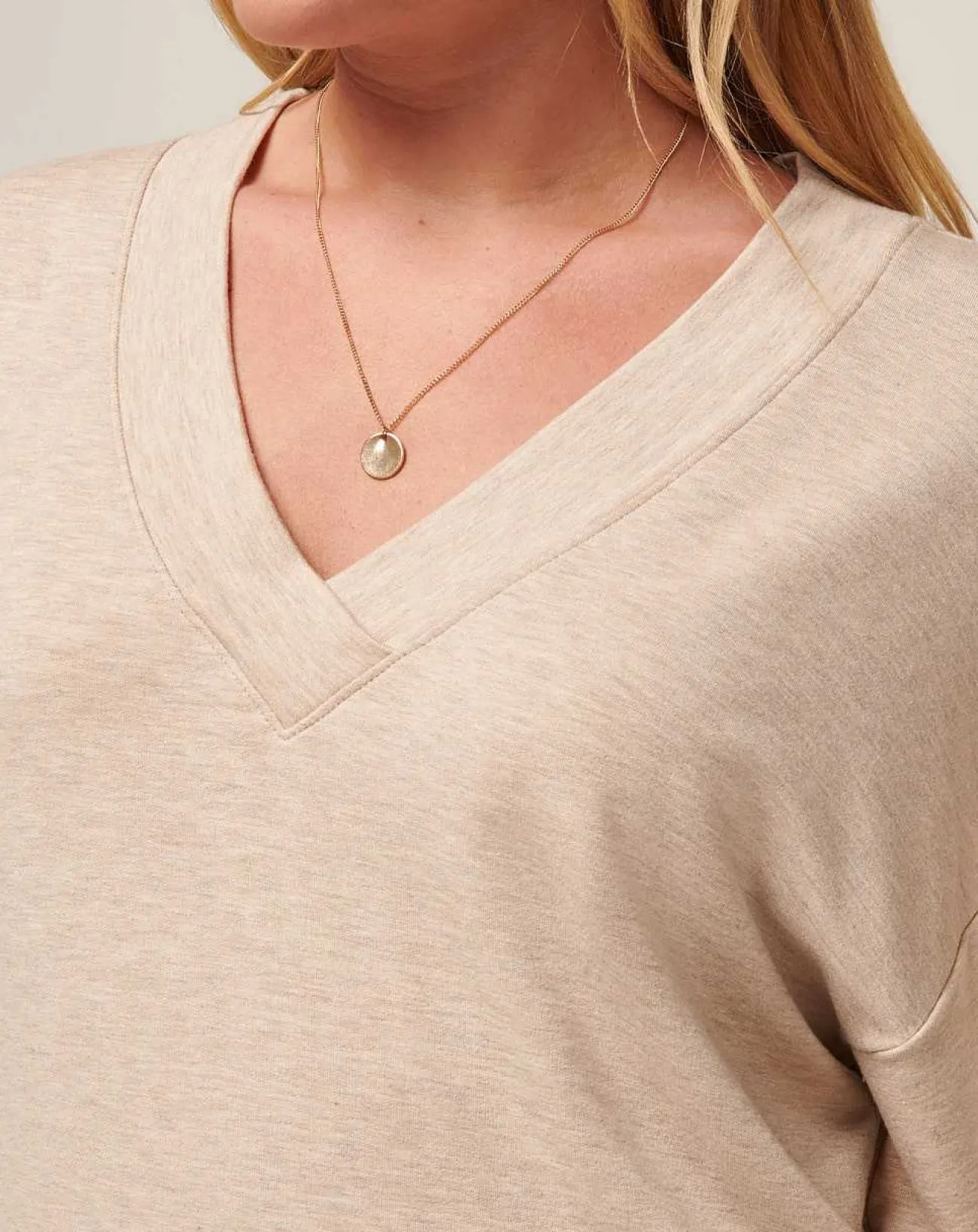 TravisMathew Shirts & Tops>Cloud Terry Vneck Top