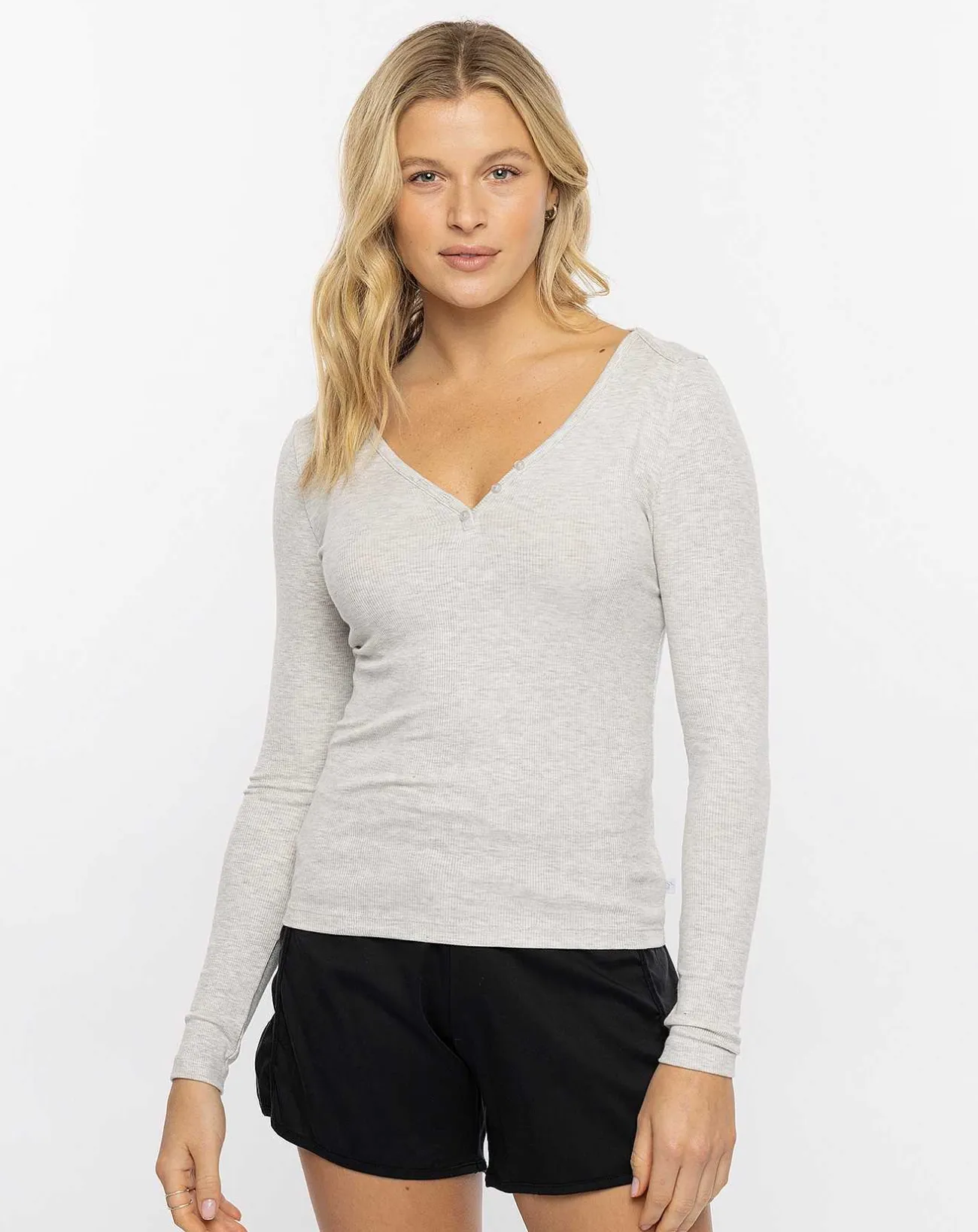 TravisMathew Shirts & Tops>Cocktail Hour Cloud Ribbed Top