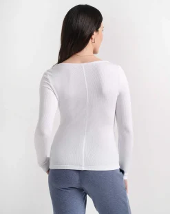 TravisMathew Shirts & Tops>Cocktail Hour Cloud Ribbed Top