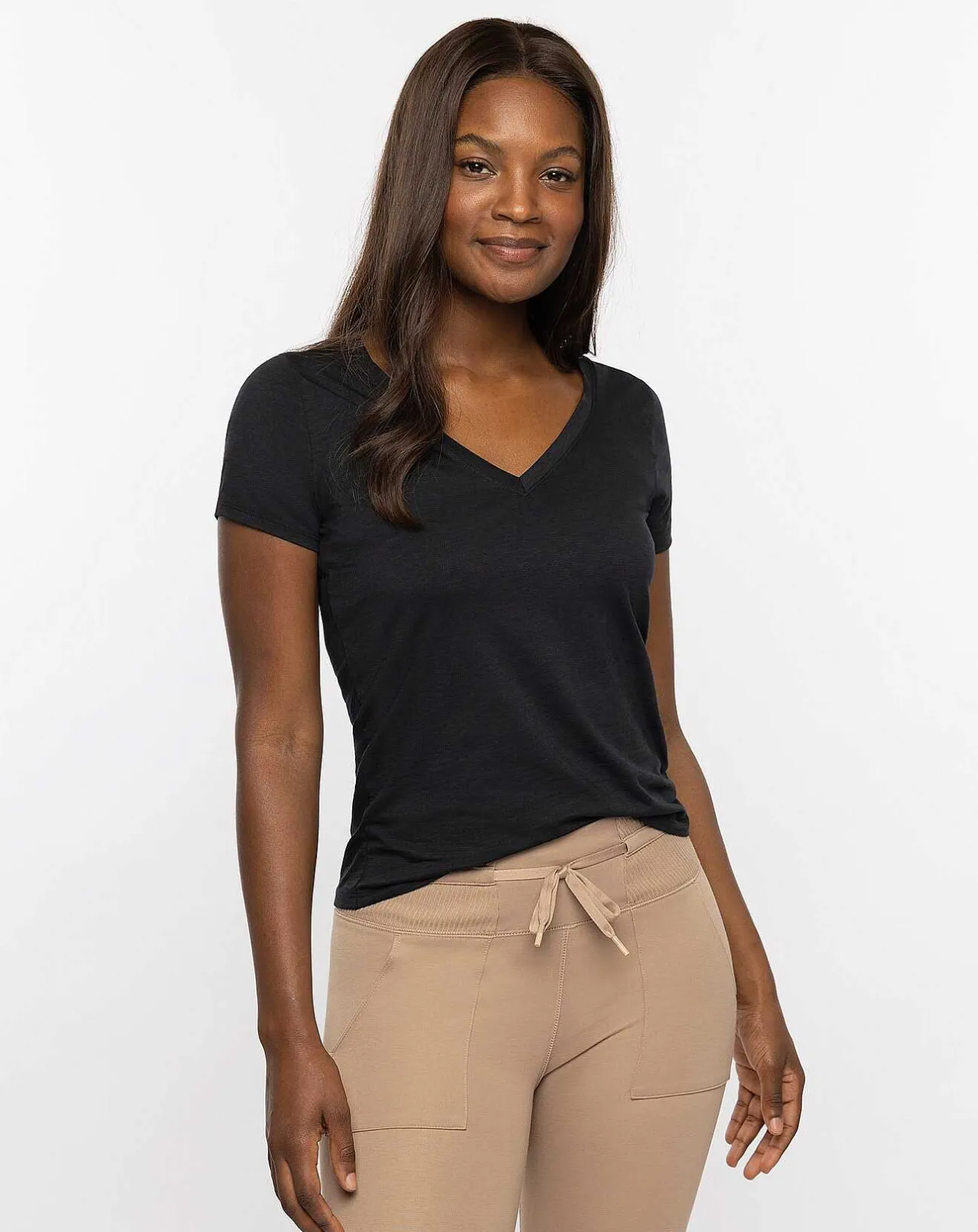 TravisMathew Tees>Day Or Night V-Neck Tee