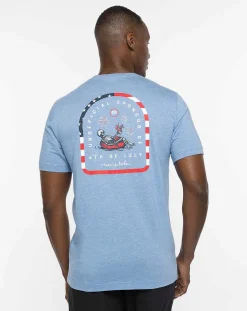 TravisMathew Tees>Dead Man Float Tee