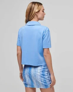 TravisMathew Polos>Deco District Moveknit Polo