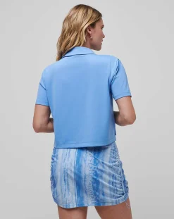 TravisMathew Polos>Deco District Moveknit Polo