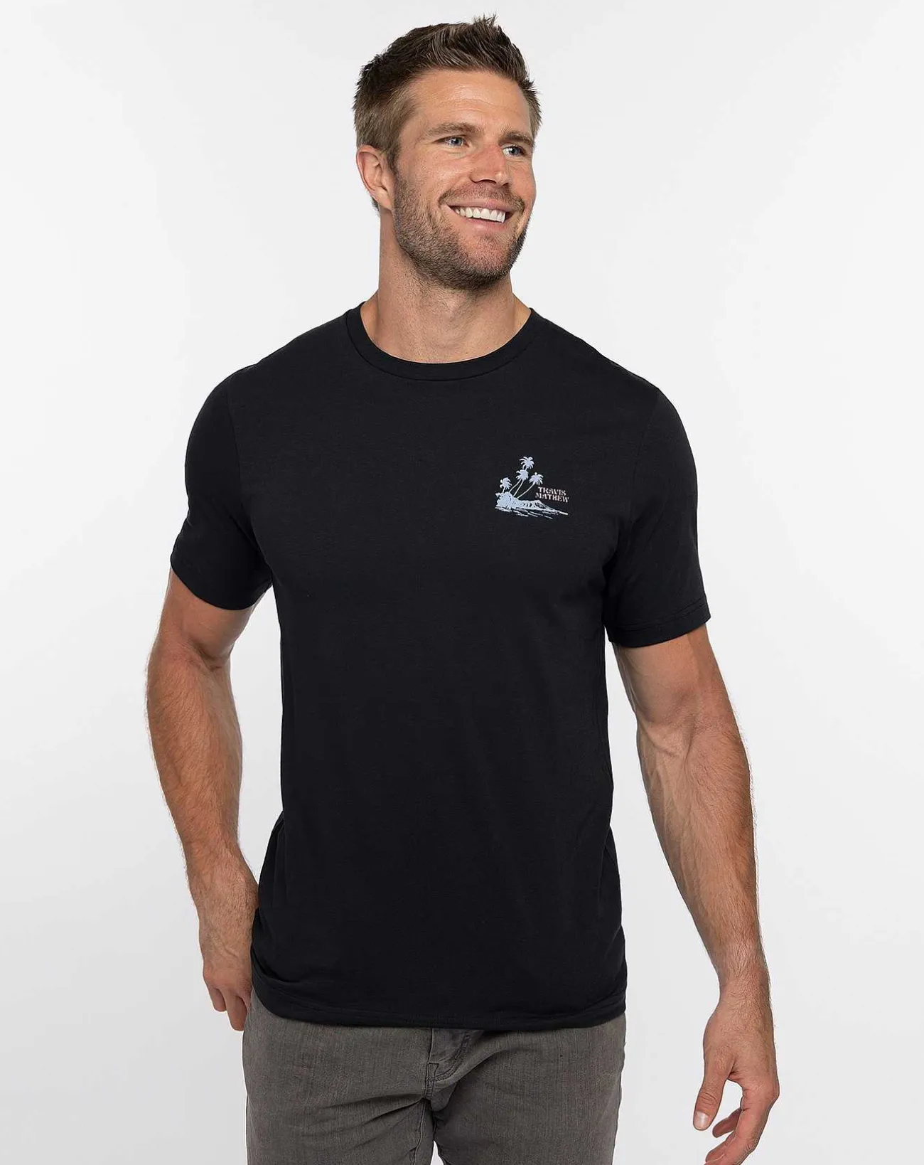 TravisMathew Tees>Dolphin Watch Tee