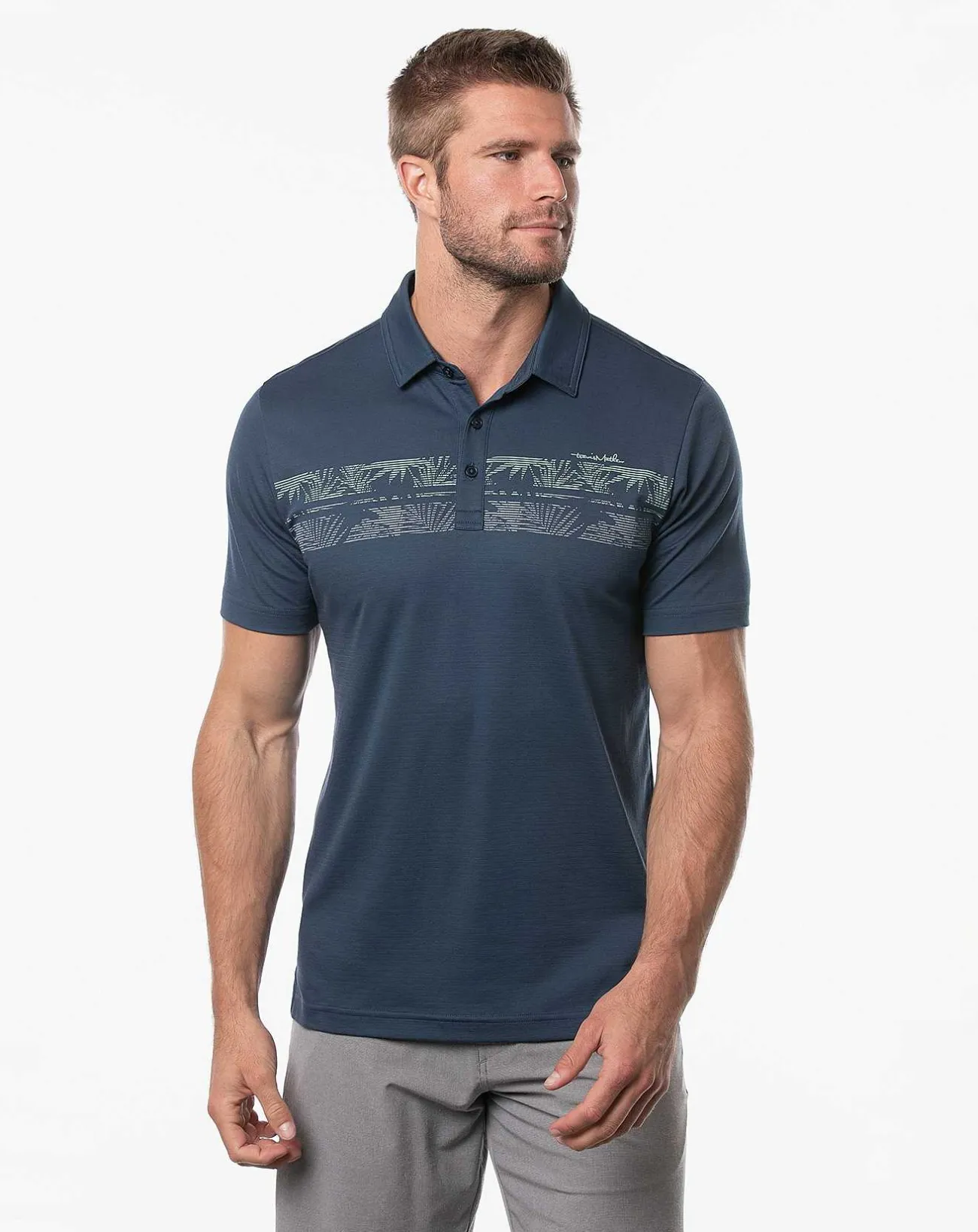 TravisMathew Polos>Drop Anchor Polo