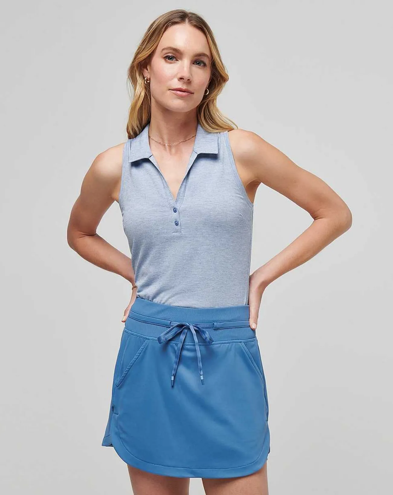 TravisMathew Polos>Featherweight Active Sleeveless Polo