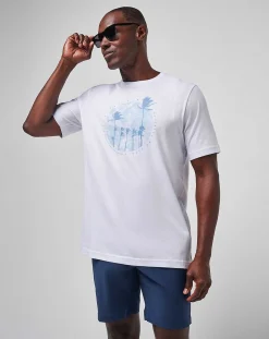 TravisMathew Tees>Foam Paths Tee