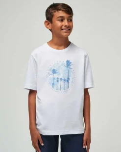 TravisMathew Youth Tops>Foam Paths Youth Tee