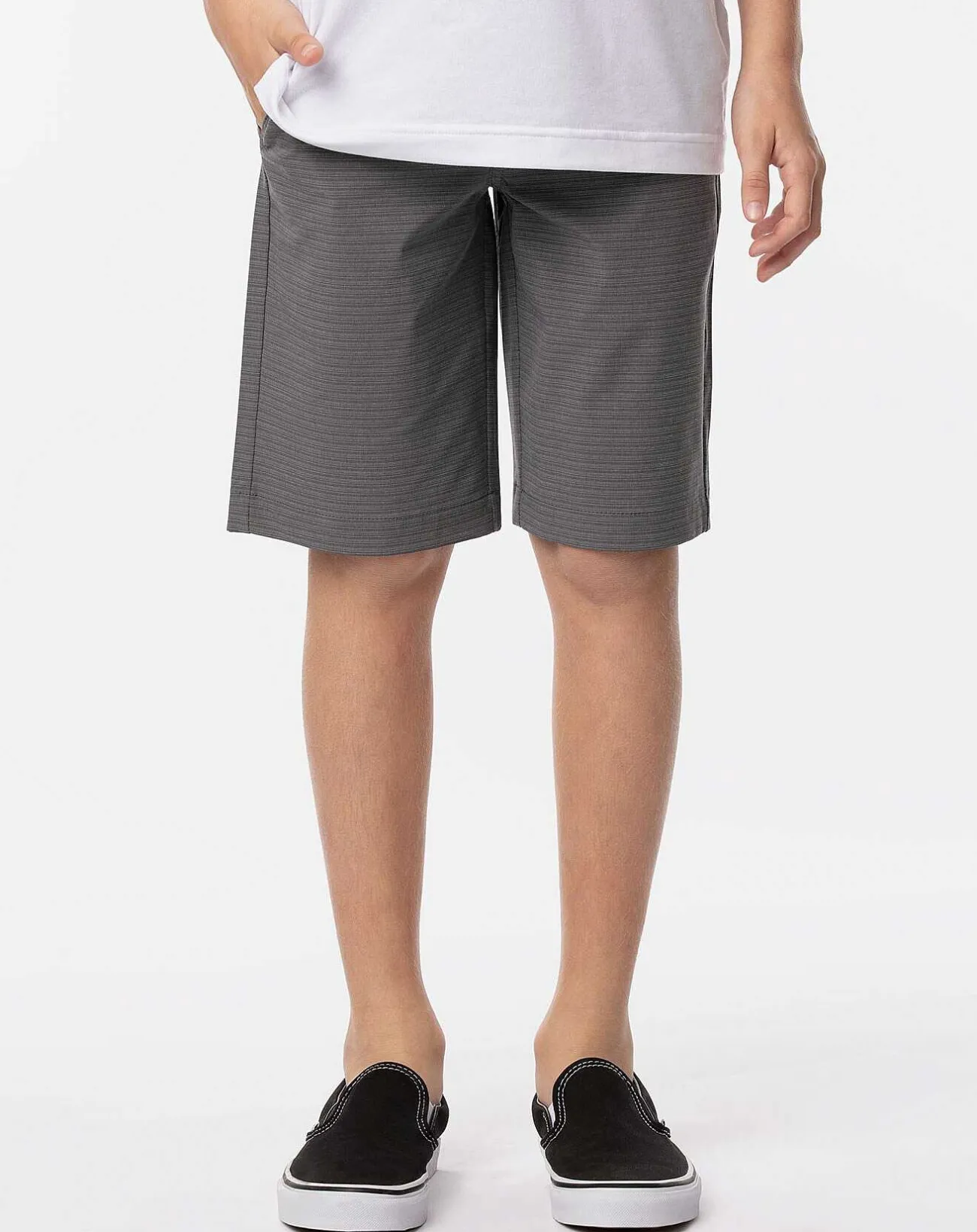 TravisMathew Youth Bottoms>Grey Morning Youth Short