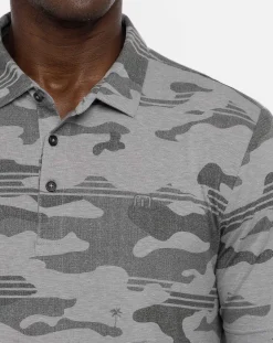 TravisMathew Polos>Heater Camo Polo