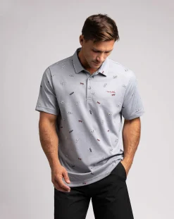 TravisMathew Polos>Hedge Your Bets Polo