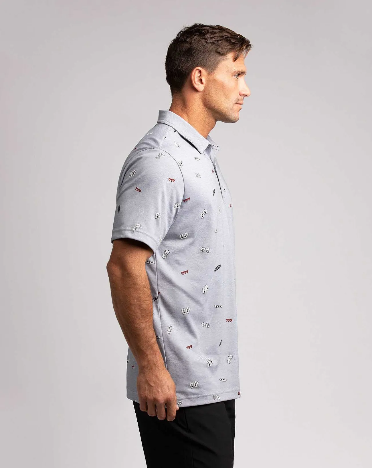 TravisMathew Polos>Hedge Your Bets Polo