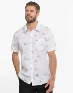 TravisMathew Button-Ups>Lounge Town Button-Up
