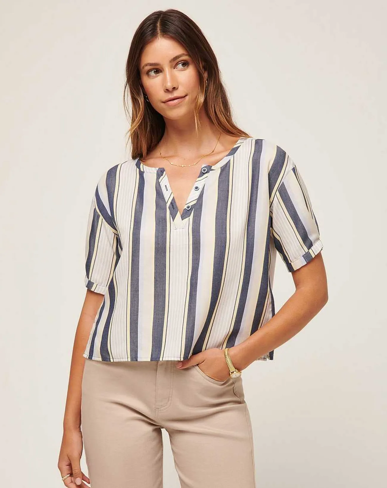 TravisMathew Shirts & Tops>Mimosa Me Twill Top