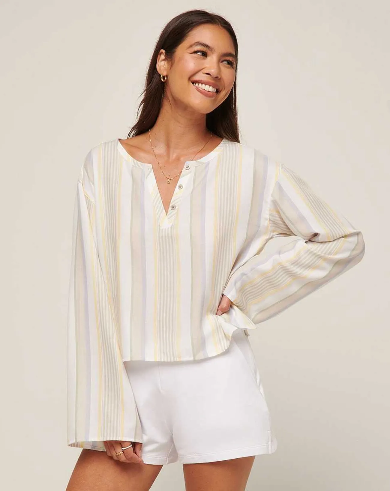 TravisMathew Shirts & Tops>More Bubbles Please Twill Top