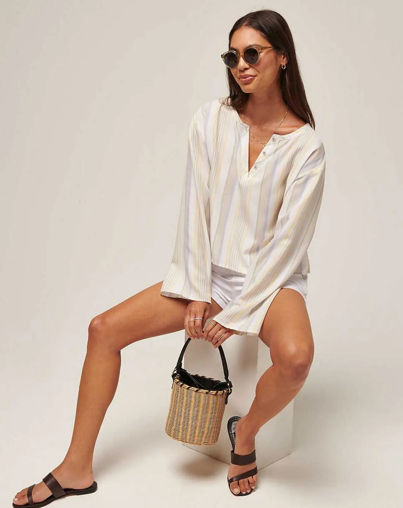 TravisMathew Shirts & Tops>More Bubbles Please Twill Top