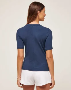 TravisMathew Shirts & Tops>Out Late Cloud Rib Top