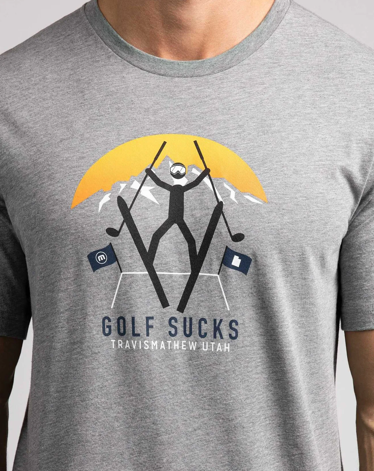 TravisMathew Tees>Powder Mountain Tee