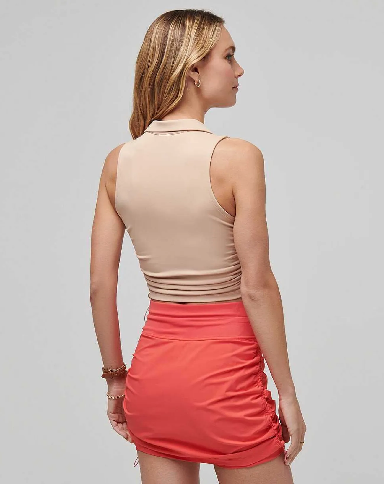 TravisMathew Polos>Salt Air, Don'T Care Moveknit Sleeveless Polo