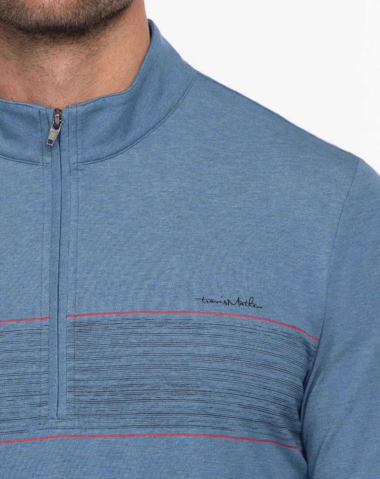 TravisMathew Quarter Zips>Splash Of Color Quarter Zip
