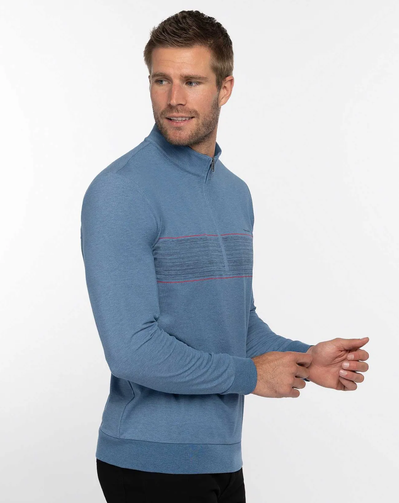 TravisMathew Quarter Zips>Splash Of Color Quarter Zip