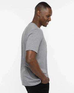 TravisMathew Tees>St Andrews Shadowy Plaid Tee