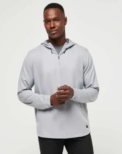TravisMathew Quarter Zips>Tech Hoodie Quarter Zip