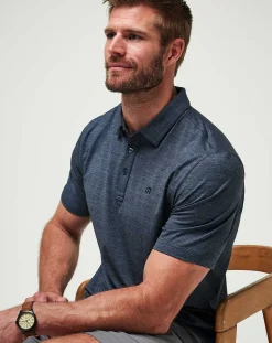 TravisMathew Polos>The Heater Polo
