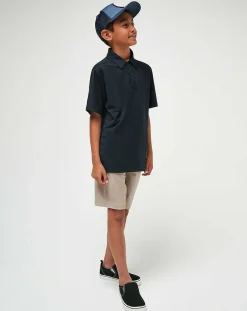 TravisMathew Youth Tops>The Heater Youth Polo