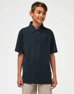 TravisMathew Youth Tops>The Heater Youth Polo