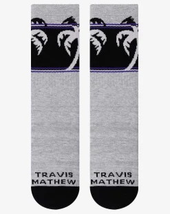 TravisMathew Socks>Three Mile Beach Crew Sock