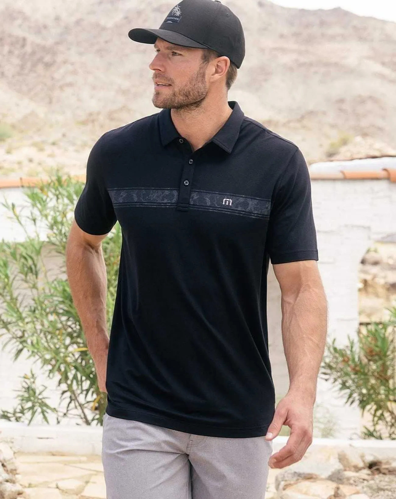 TravisMathew Polos>Thunder Roll Polo