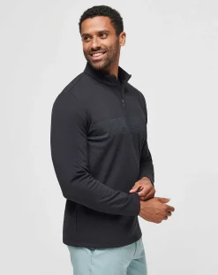 TravisMathew Quarter Zips>Upgraded Chest Stripe Quarter Zip