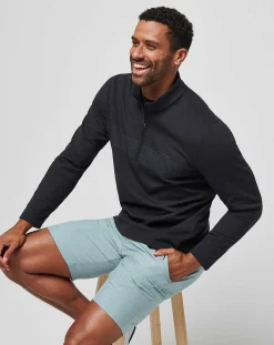 TravisMathew Quarter Zips>Upgraded Chest Stripe Quarter Zip