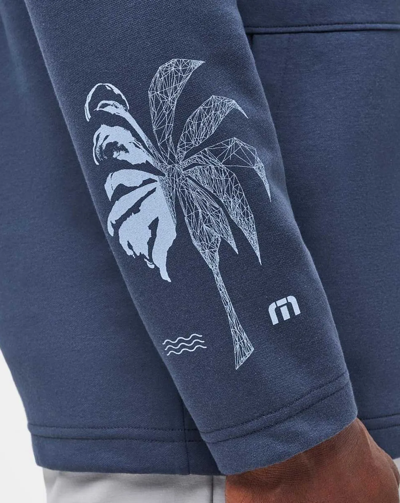 TravisMathew Quarter Zips>Upgraded Palm Hoodie Quarter Zip