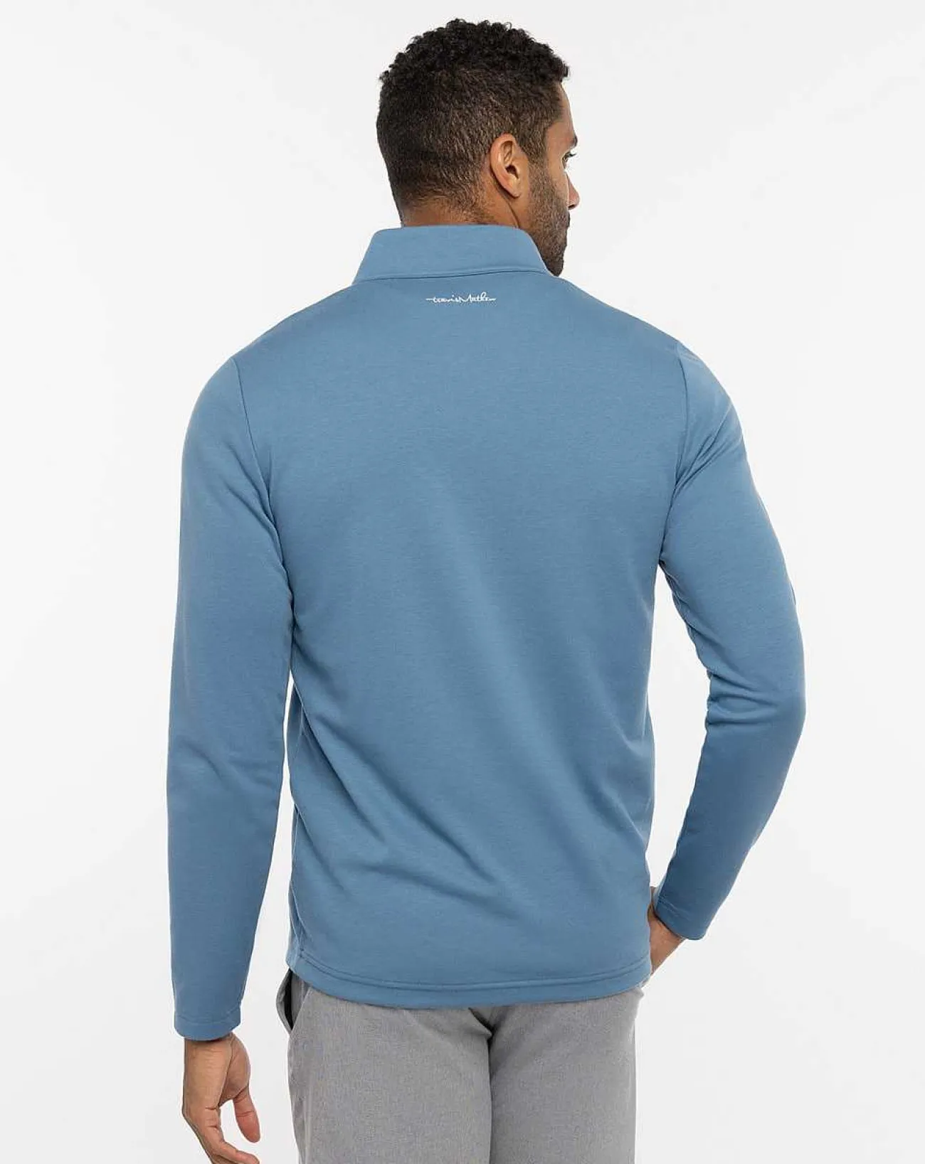 TravisMathew Quarter Zips>Upgraded Striped Quarter Zip