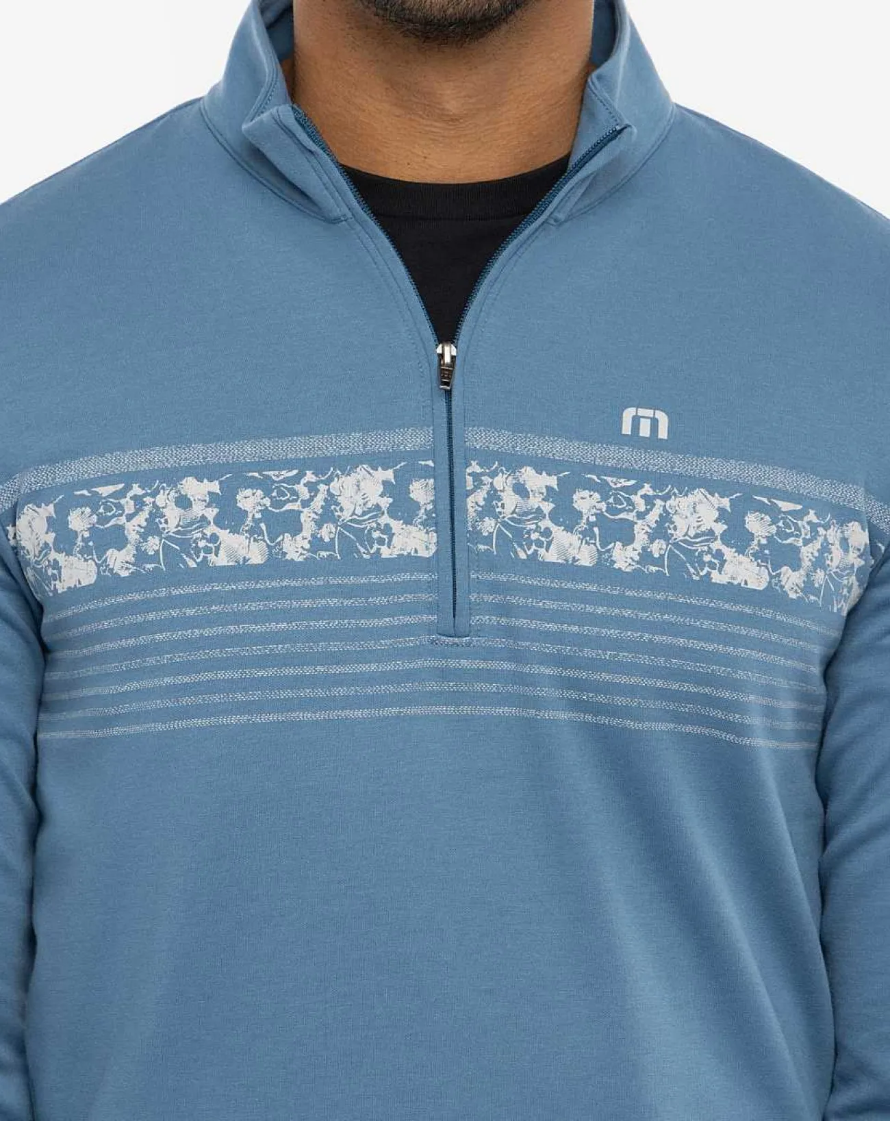 TravisMathew Quarter Zips>Upgraded Striped Quarter Zip