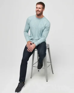 TravisMathew Tees>Warmer Tides Long Sleeve Tee