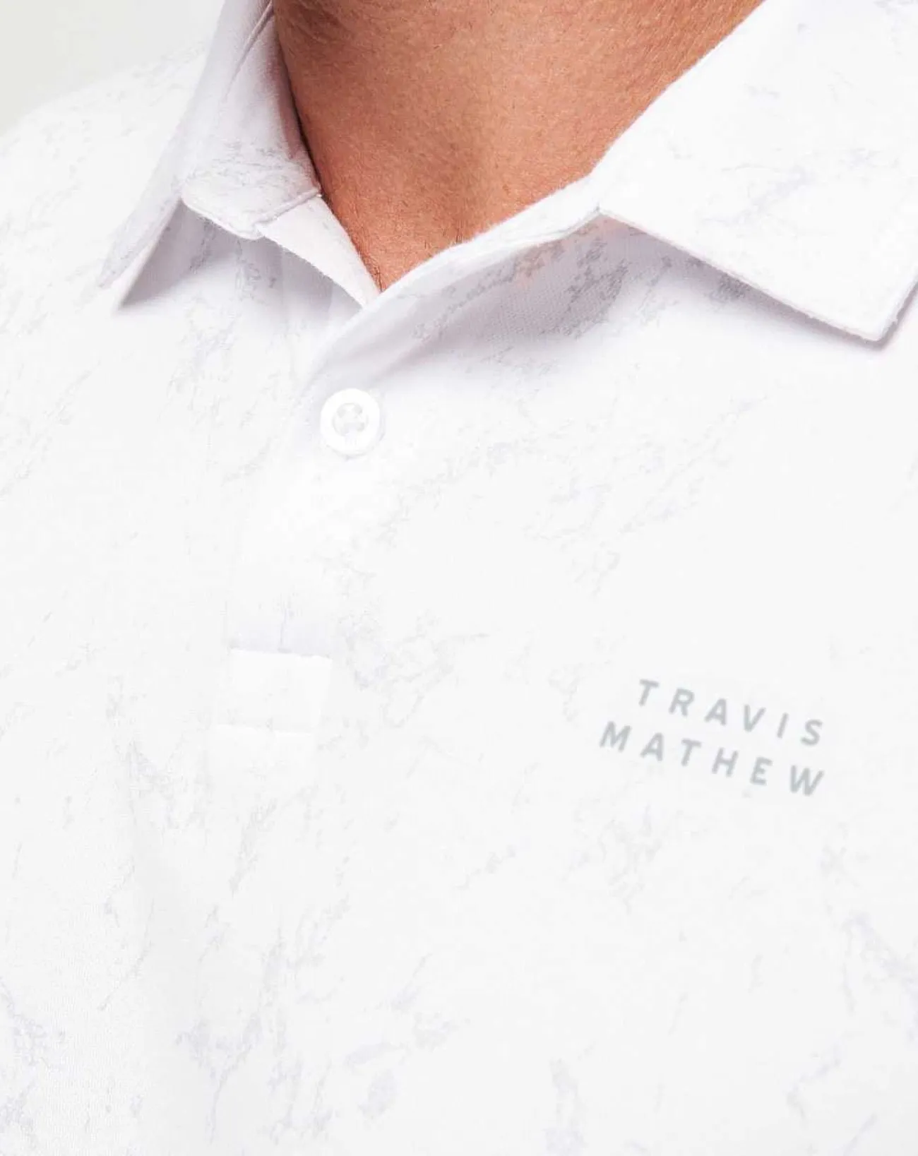 TravisMathew Polos>Warmer Tides Scoop Polo