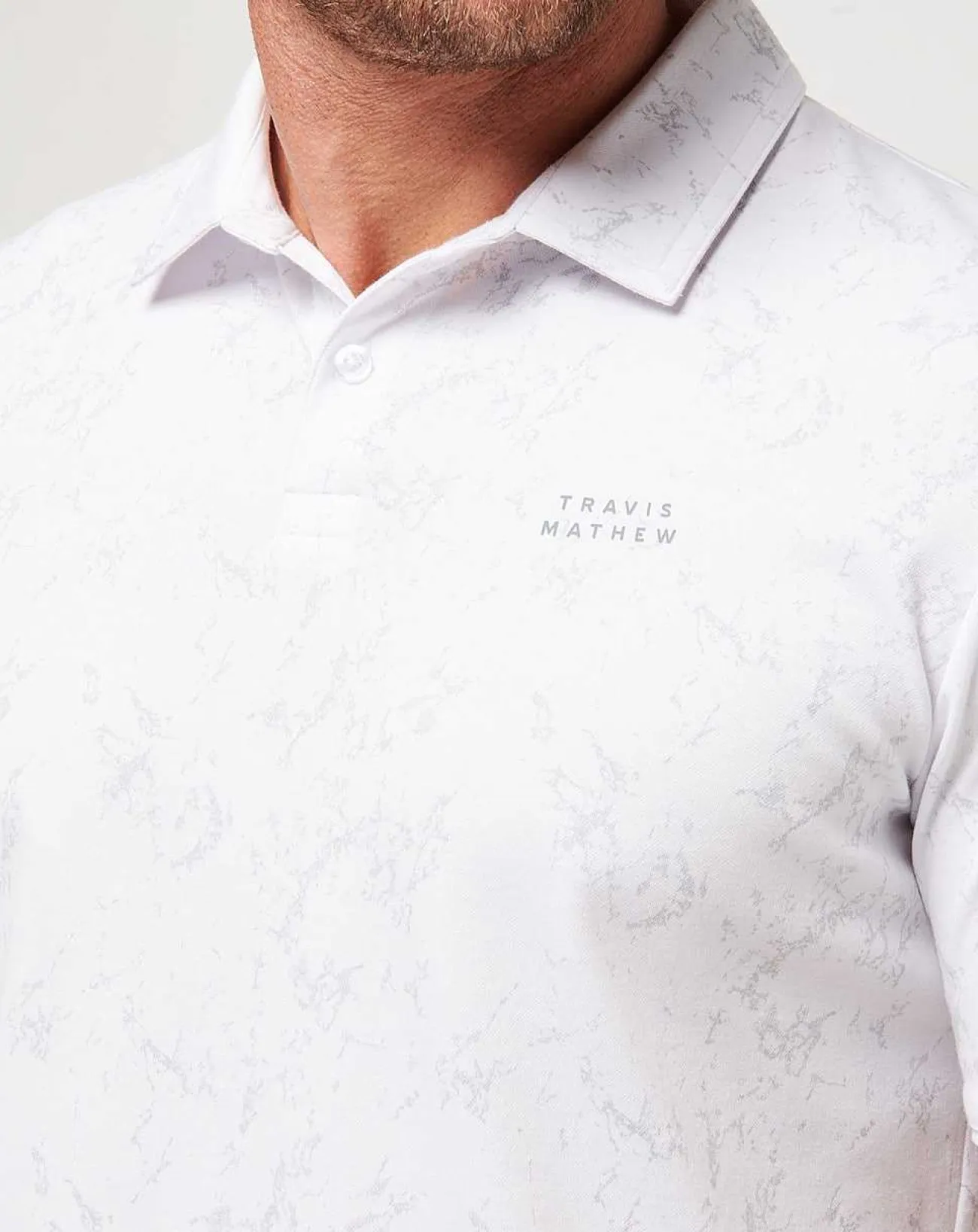 TravisMathew Polos>Warmer Tides Scoop Polo